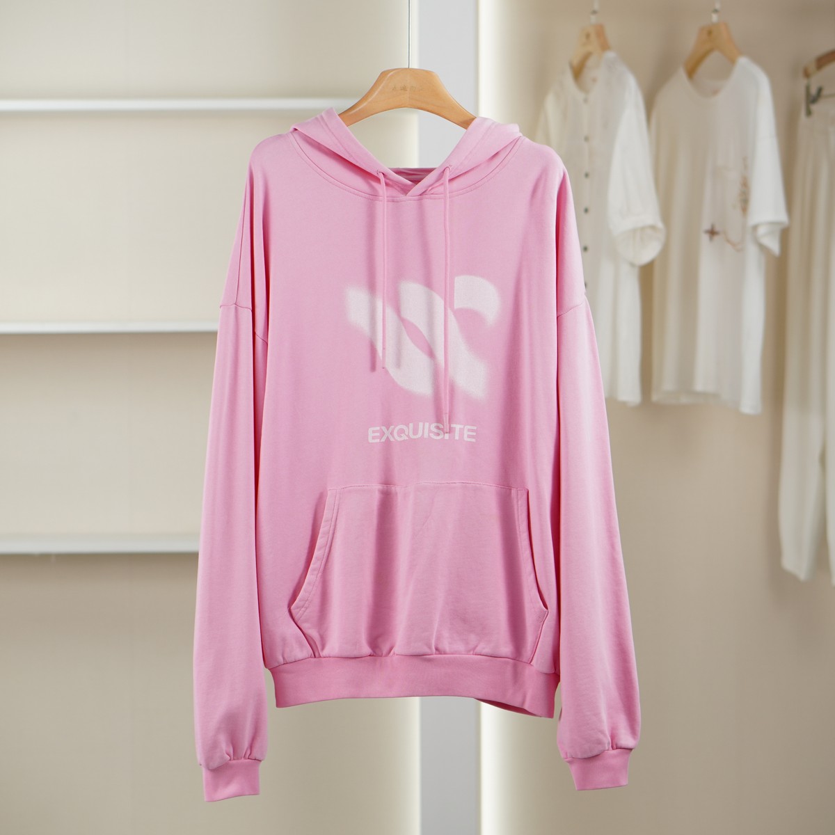 麦迪尚品【文M】51105611 含棉印花连帽卫衣春秋女装专柜正品