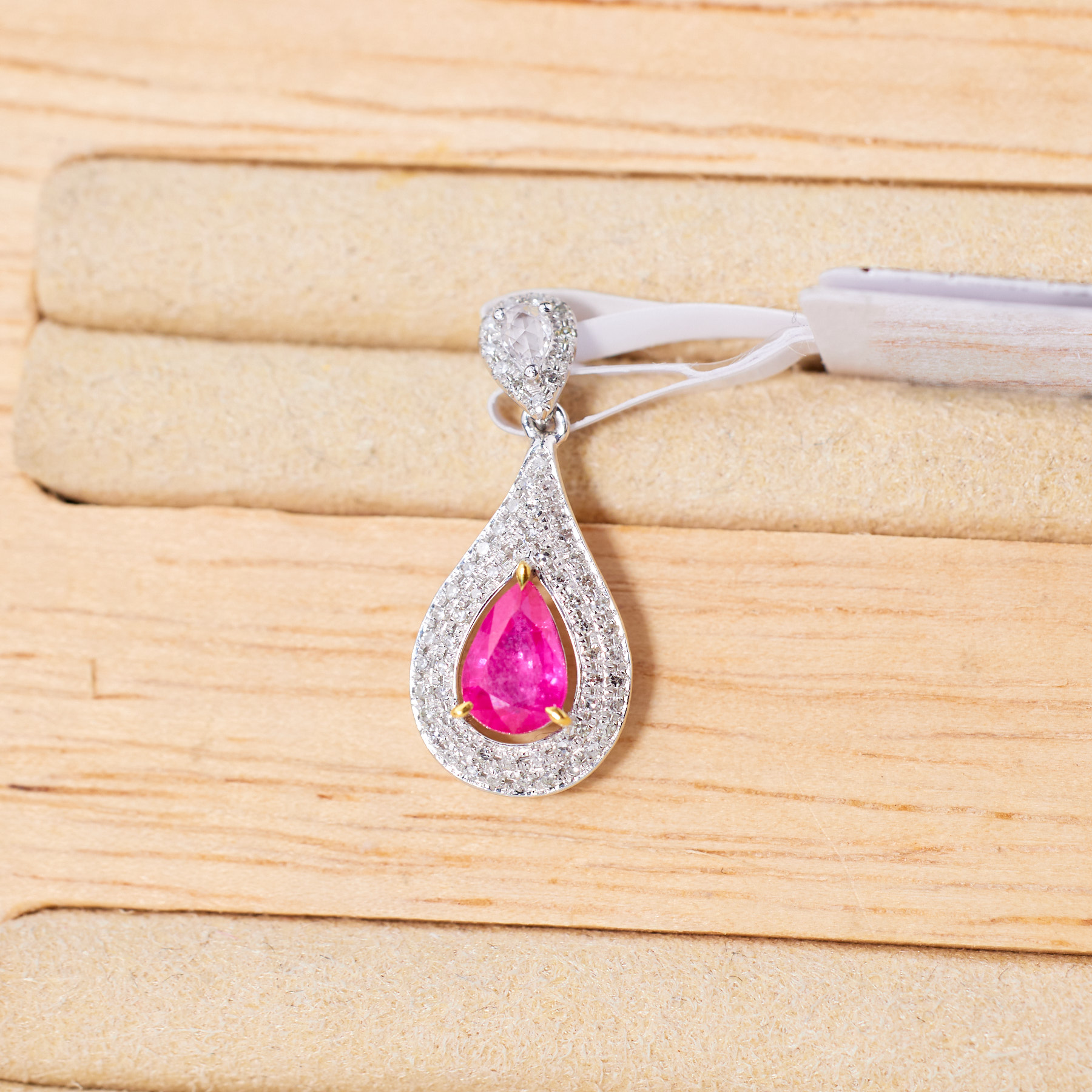 【歪歪】止观*红宝石吊坠*18K金镶嵌U0052