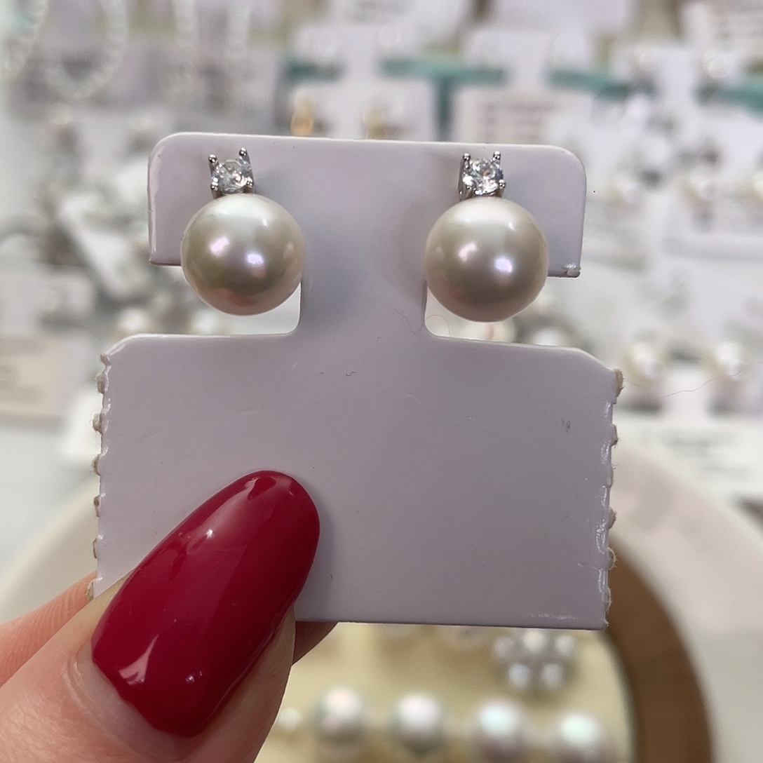 非金属925银s925戴妃耳钉