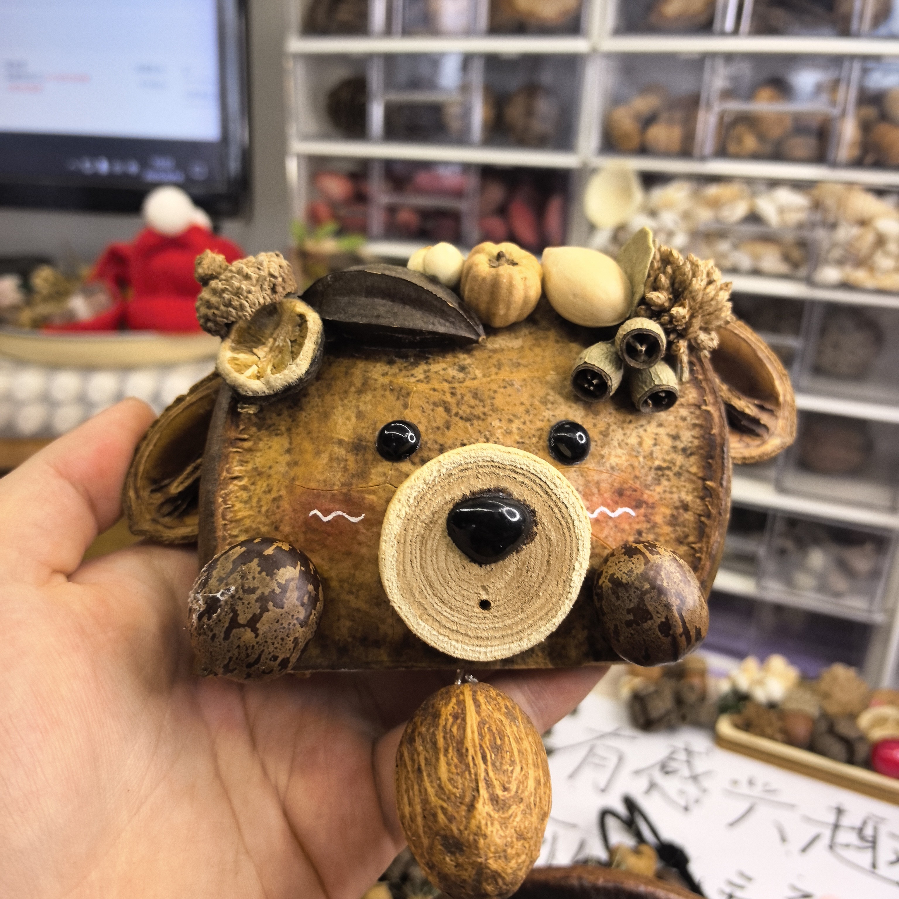 榼藤豆荚单豆双面款
