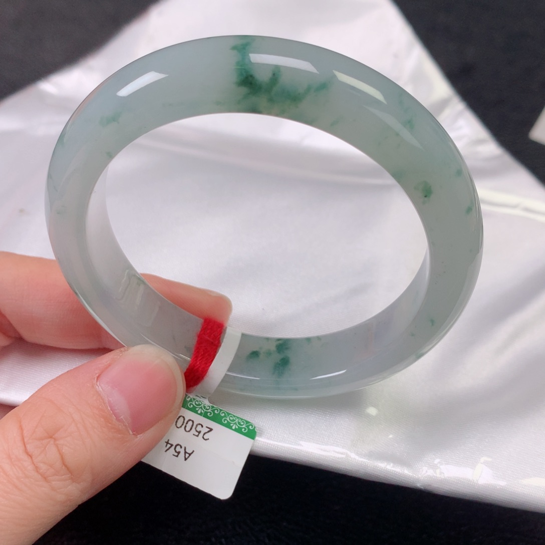 未镶嵌手镯翡翠缅甸天然翡翠手镯54