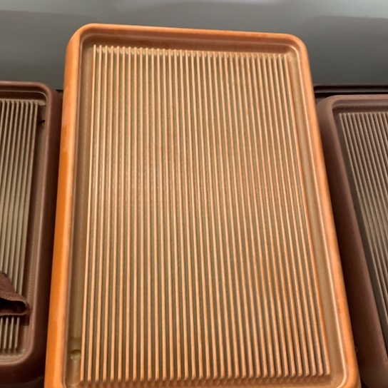 小****e电木茶盘橙金龙纹木纹60-40-7，221号