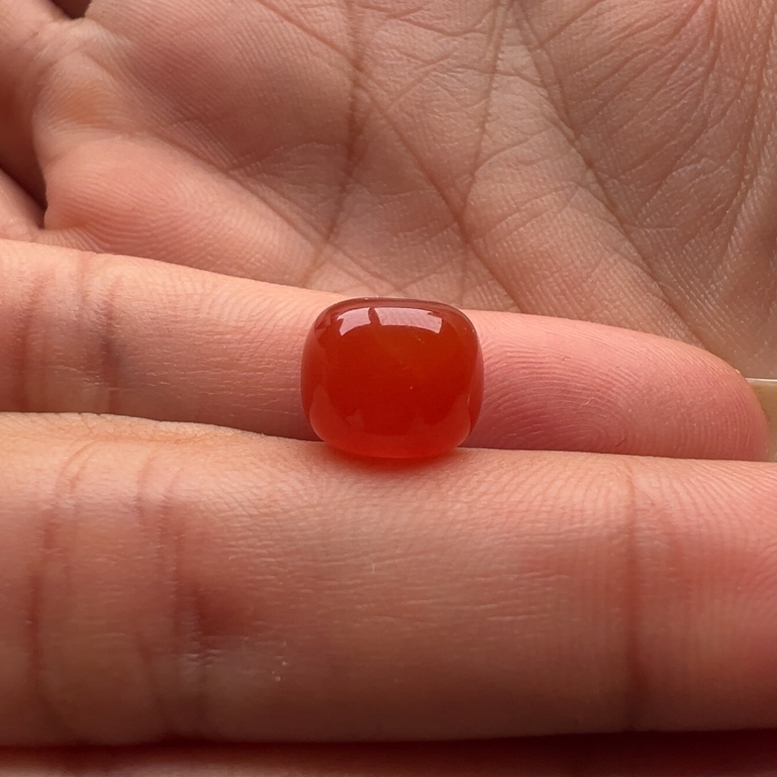 淡***1南红玛瑙未镶嵌老型10x8.5