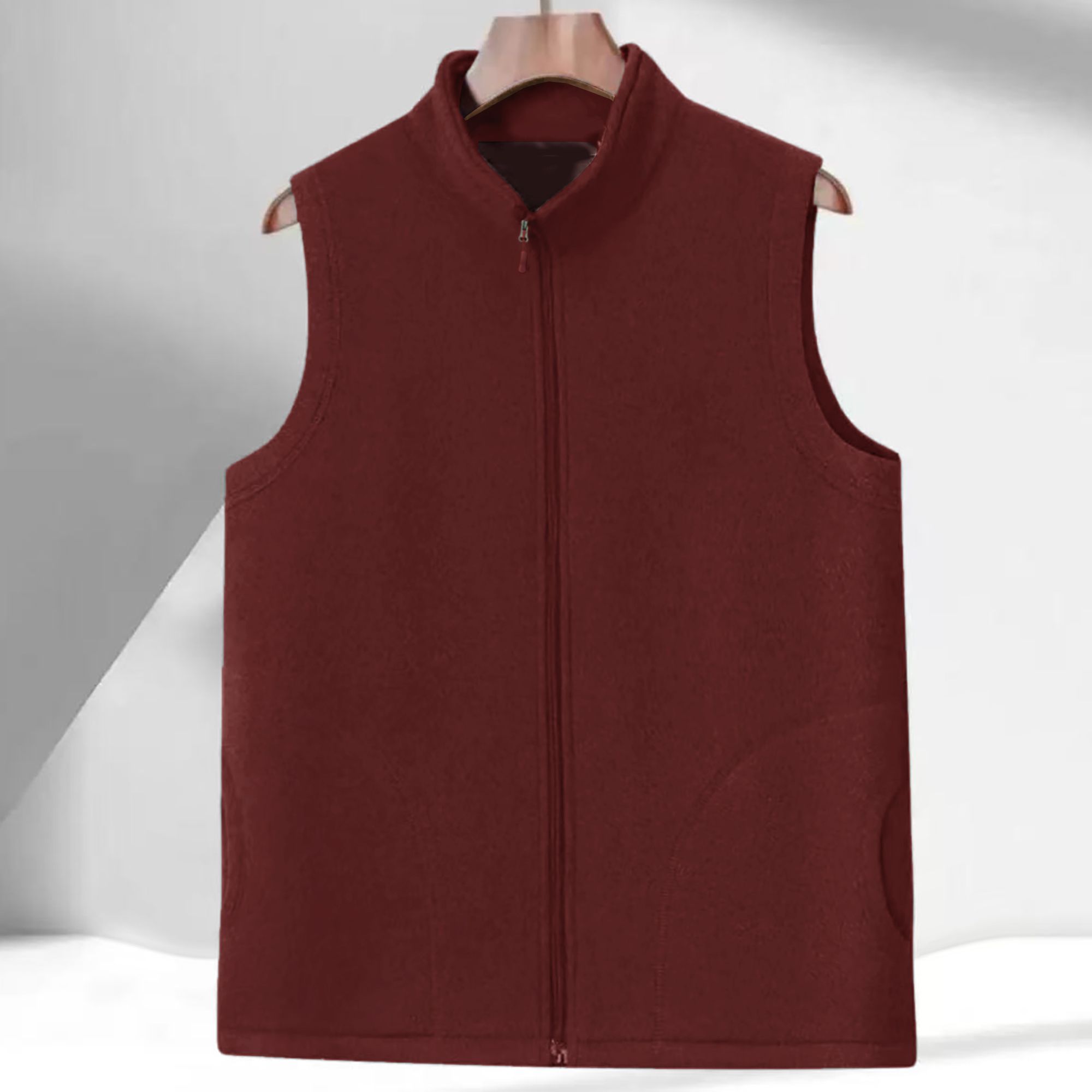 秋冬新品！时尚立领加绒外穿马夹H423