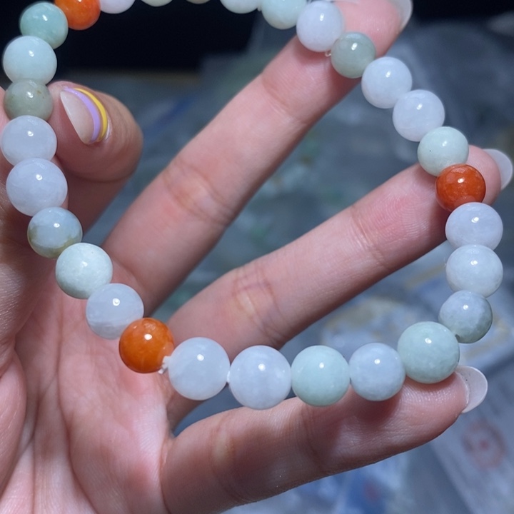 未镶嵌手串翡翠天然缅甸A货翡翠7.1