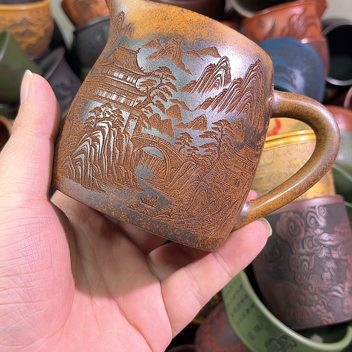 茶杯紫砂全手工紫砂主人杯
