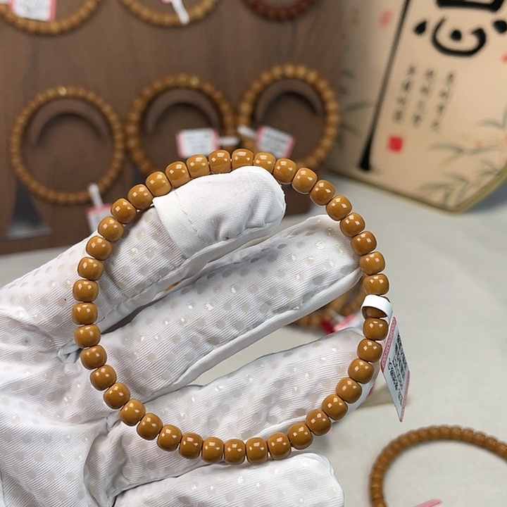 橄榄核手串老挝老型单圈0.56