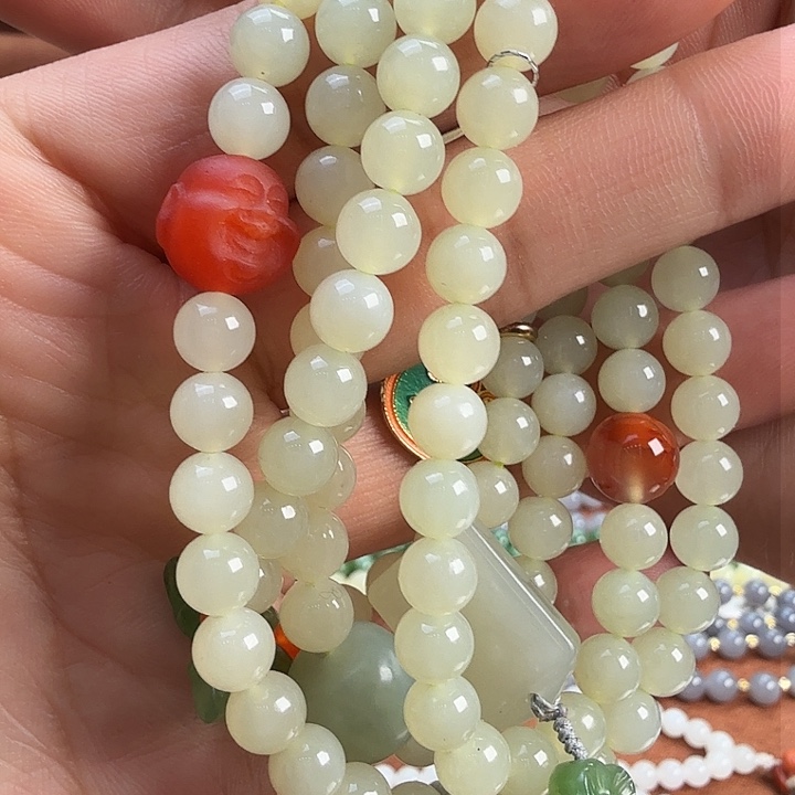 和田玉手链未镶嵌