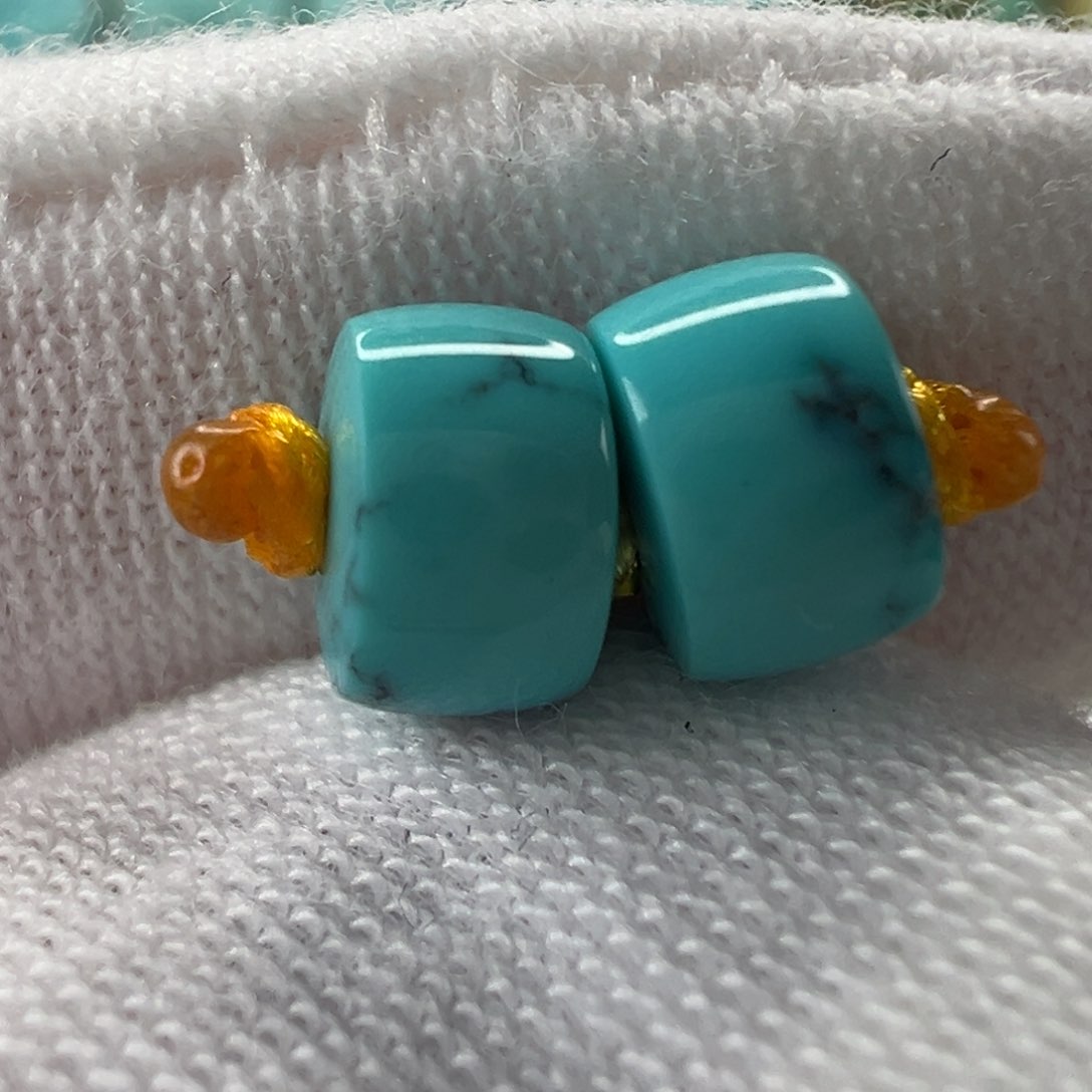 未镶嵌绿松石配饰6.3mm