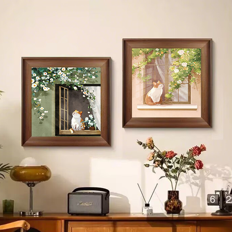 FR53北欧餐厅装饰画艺术挂画客厅卧室玄关走廊摆画小清新壁画