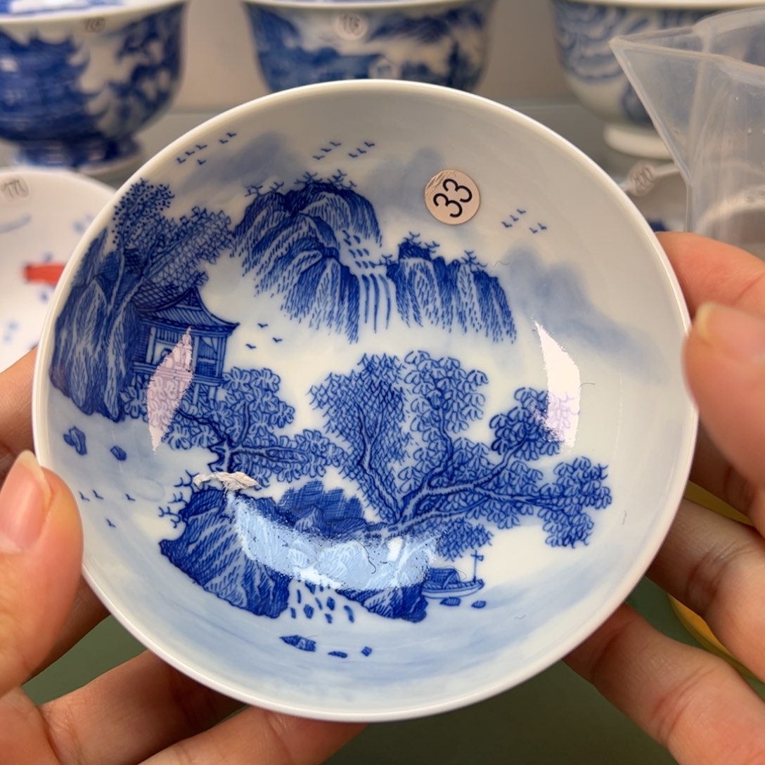 杯木木景德镇纯手绘茶具33