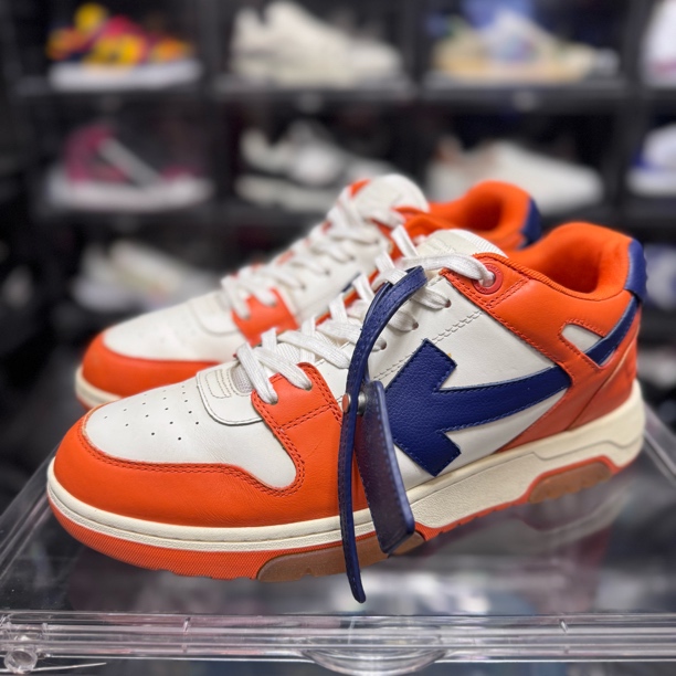 95新 OFF-WHITE 45码 白橙面包鞋 无盒9新 成色可以 内侧磨损