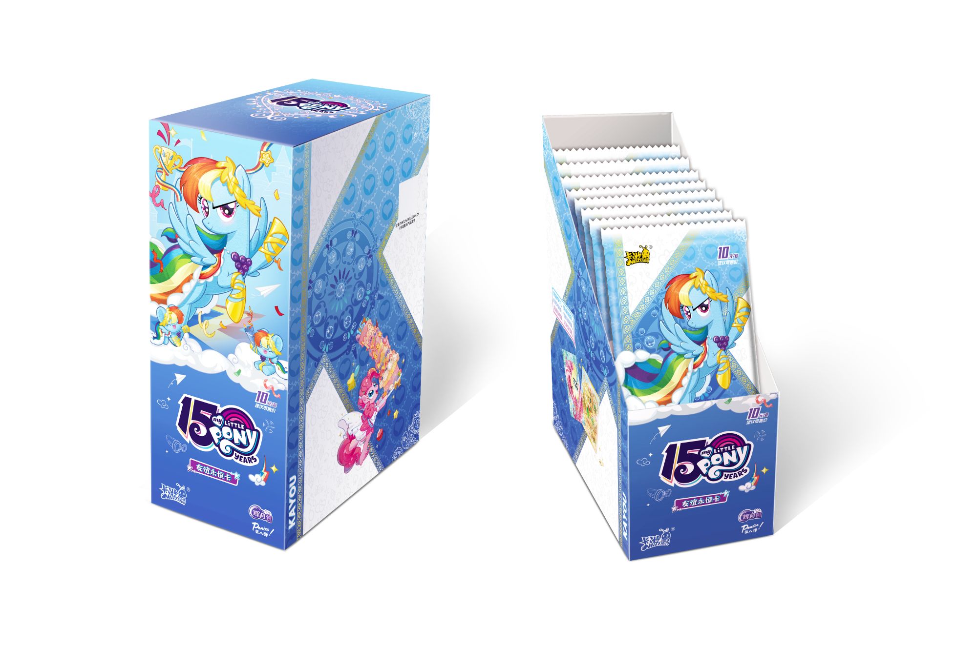 卡游【非酋】辉月8弹小马宝莉15周年庆典收藏卡牌拆包盲盒代拆