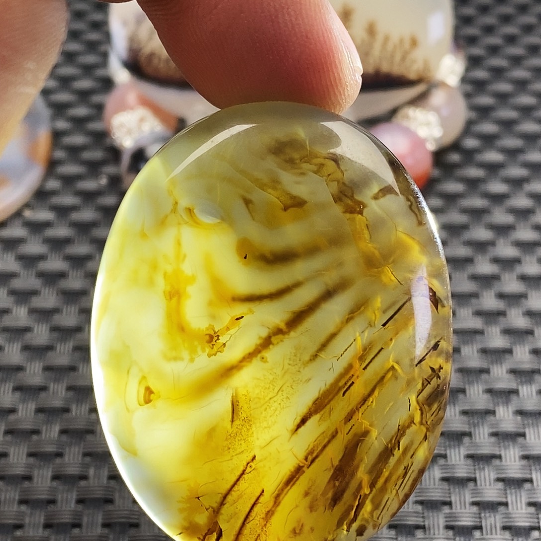 用***9玛瑙/玉髓未镶嵌吊坠(不含链)