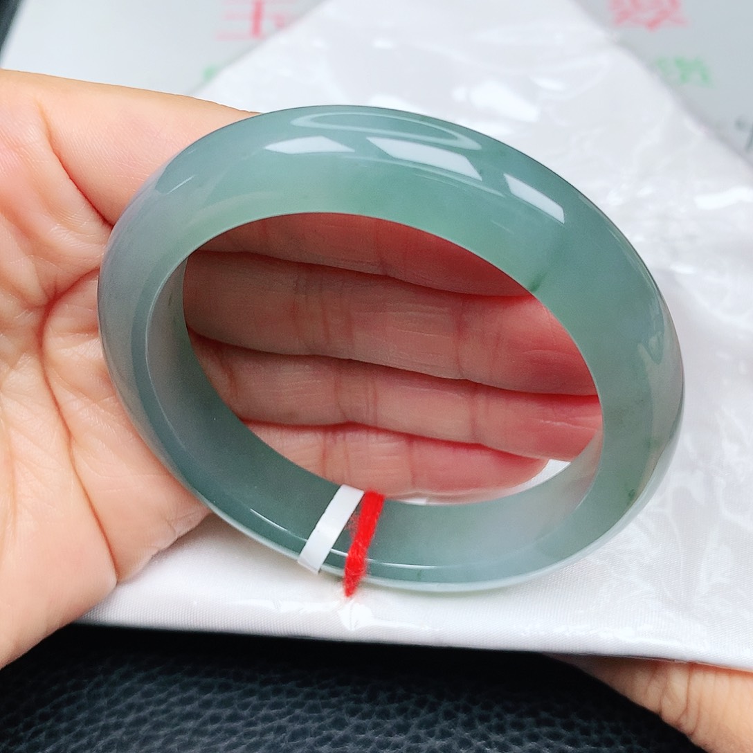 未镶嵌手镯翡翠冰蓝10