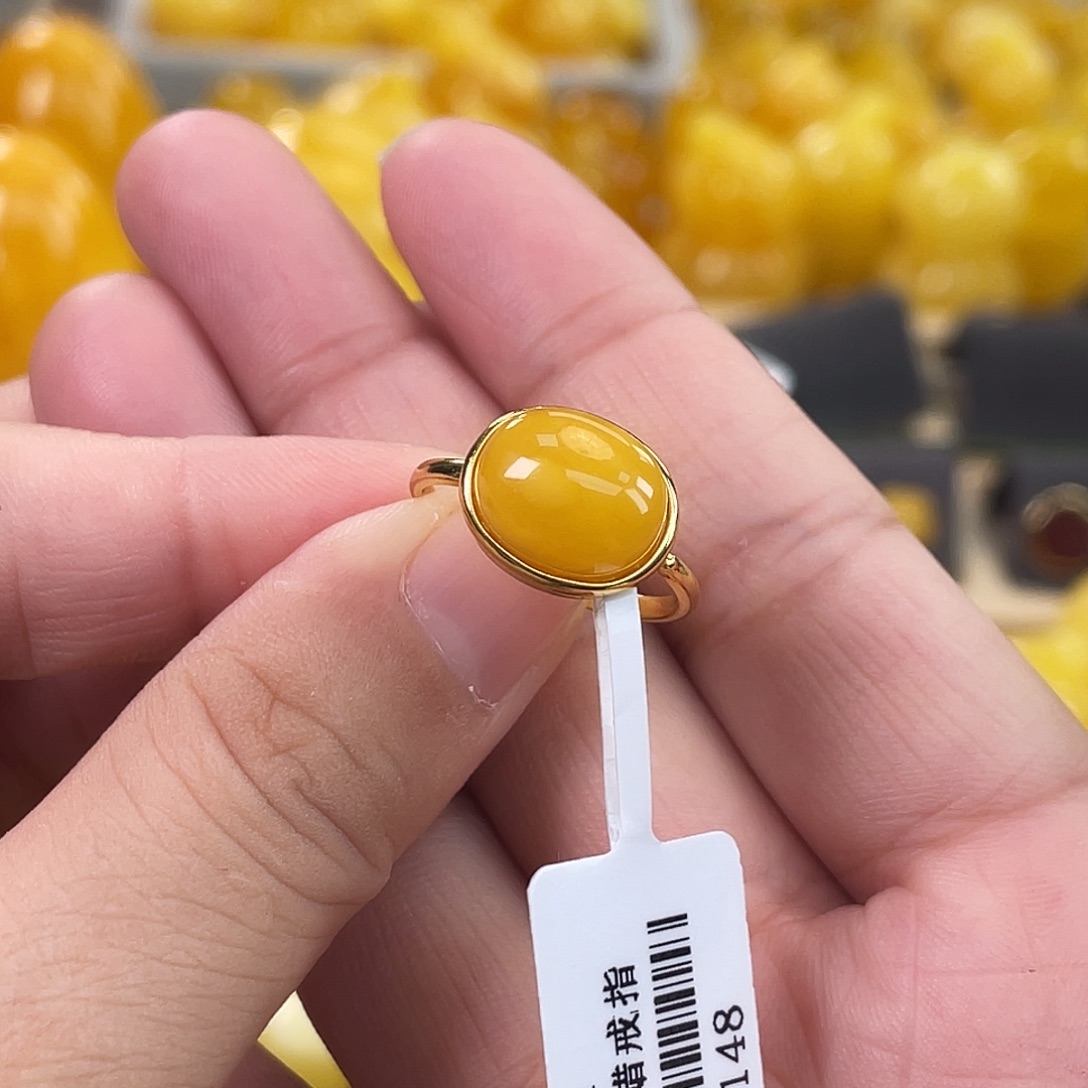 琥珀银S925镶嵌珠宝奇石多样性发其一h