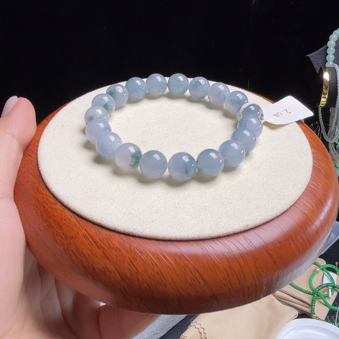 翡翠手链未镶嵌卡10