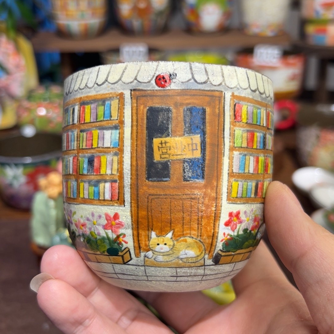 油***菇景德镇陶瓷手绘茶具