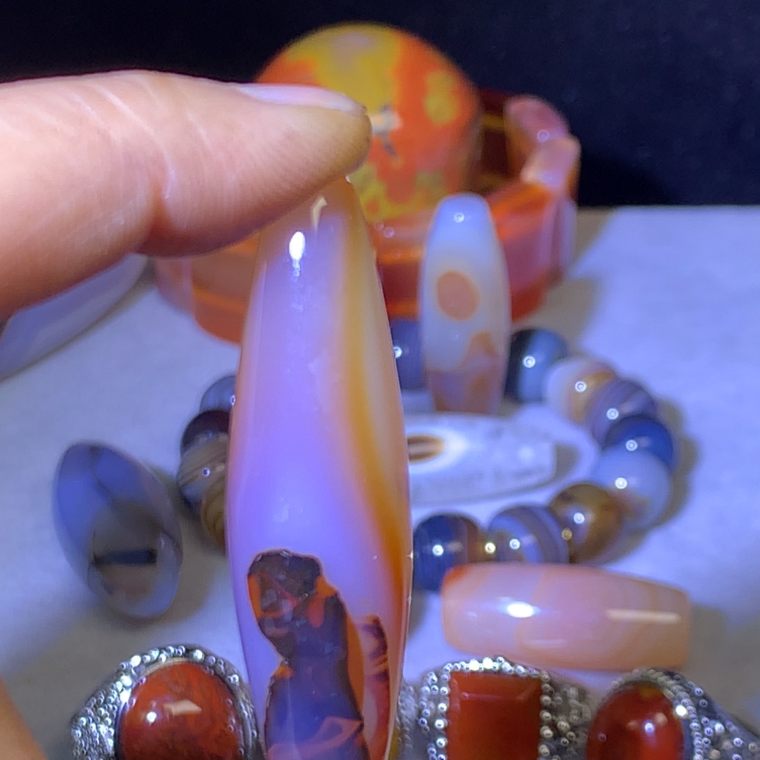 玛瑙/玉髓未镶嵌颈饰