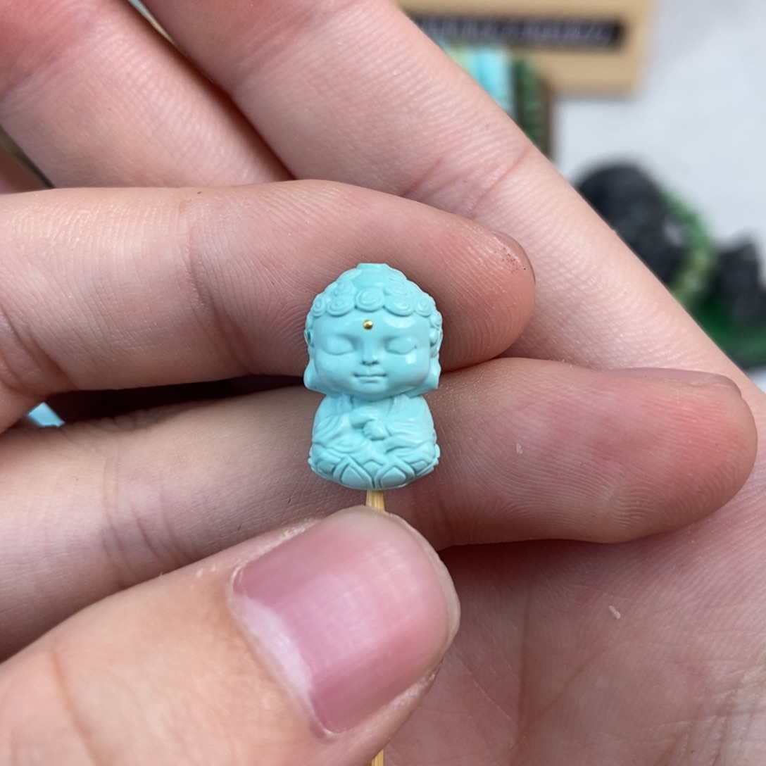 绿松石雕刻未镶嵌