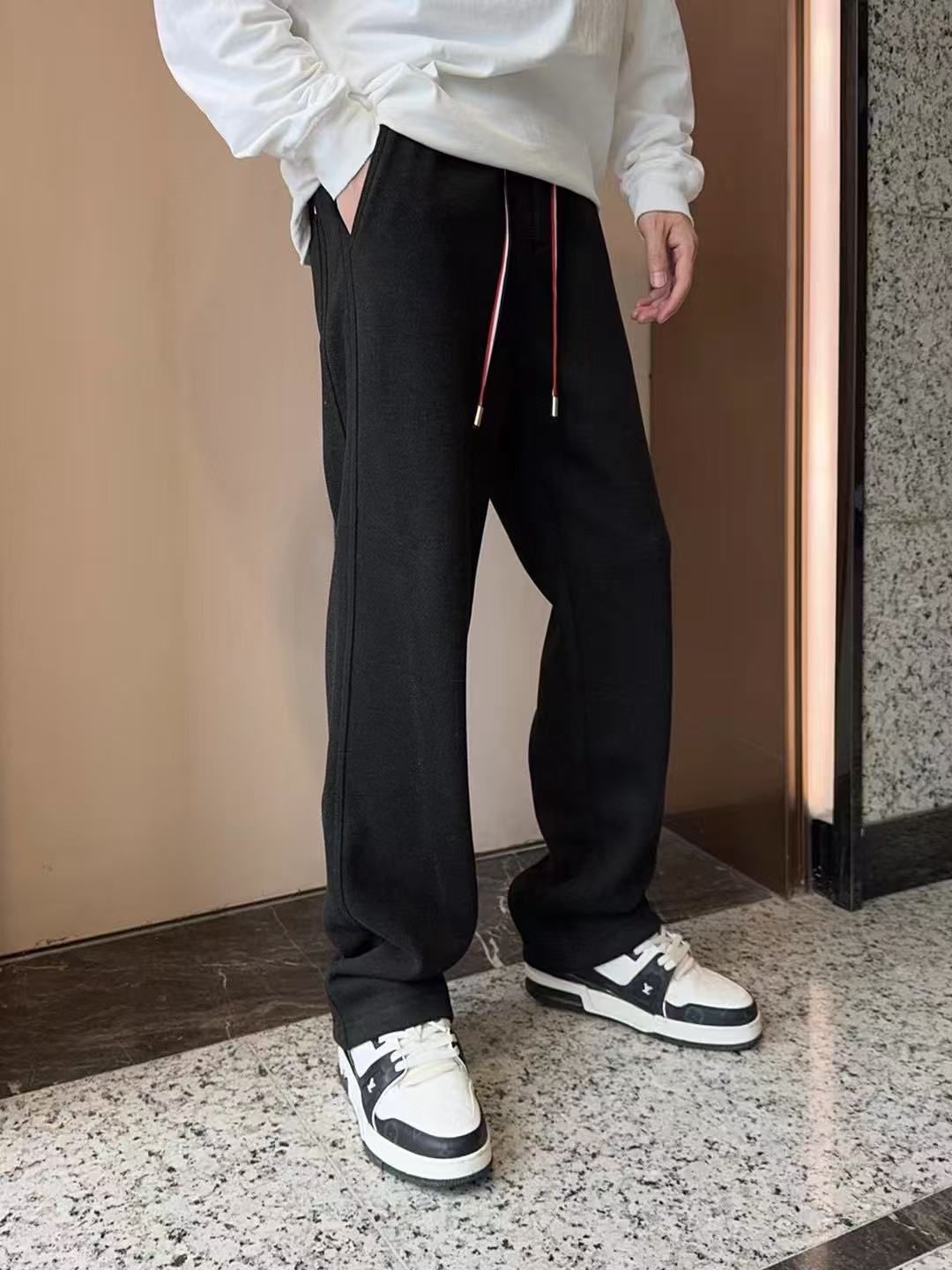 25号#3333#2025冬季混纺羊毛加绒休闲裤