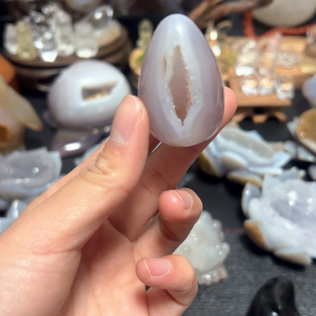 玛瑙/玉髓未镶嵌天然好运