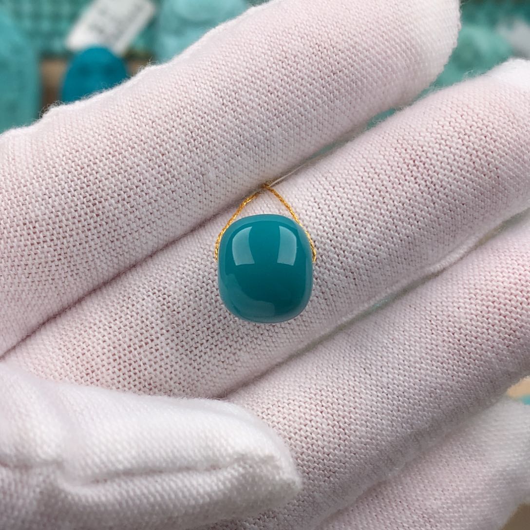 绿松石配饰未镶嵌老型卡11.2*9.7