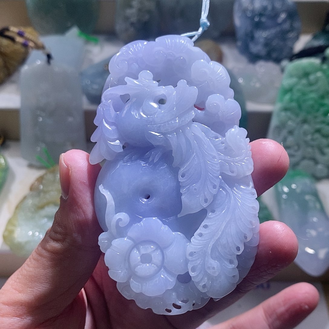 【闪购商品】翡翠颈饰未镶嵌凤凰