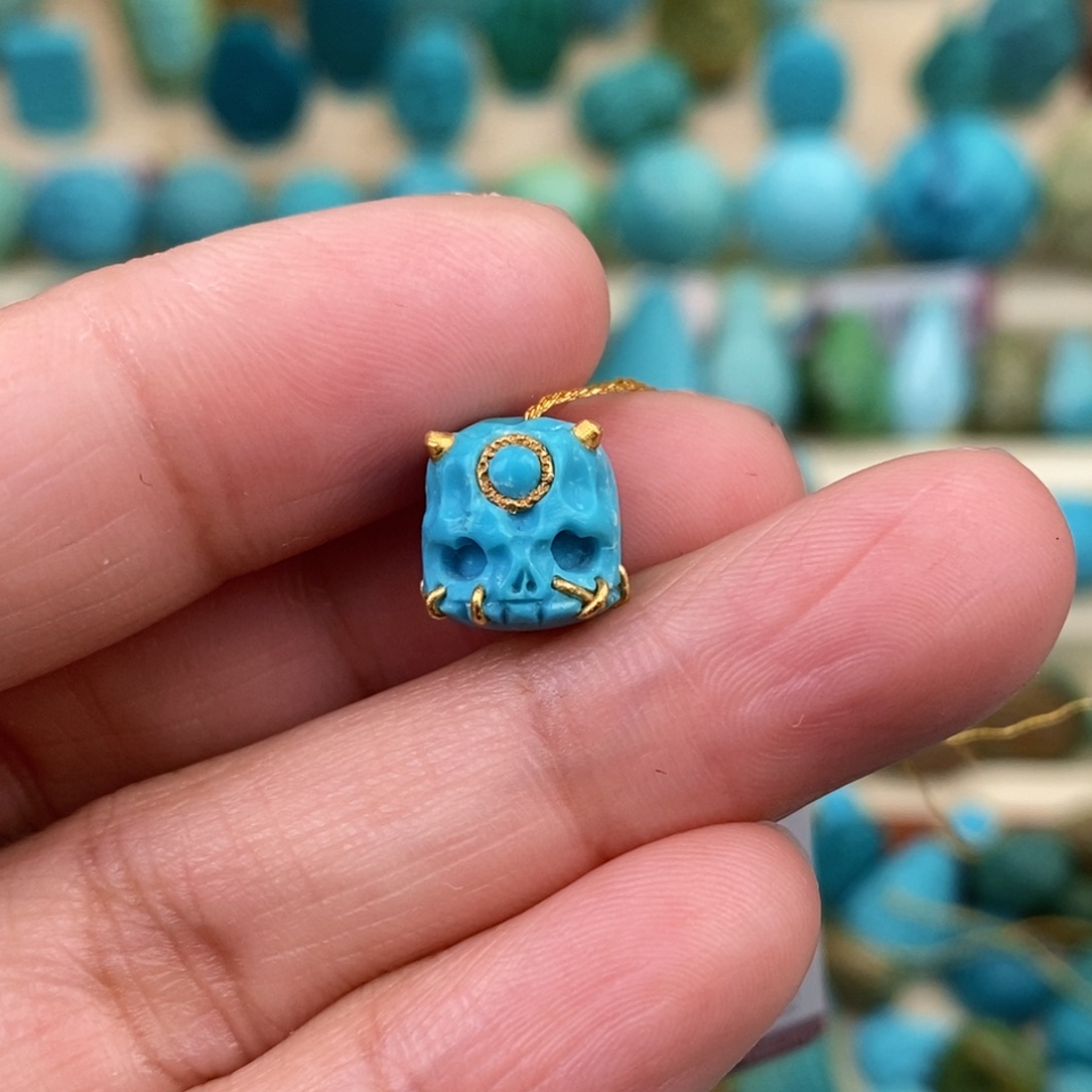 绿松石珠宝奇石未镶嵌