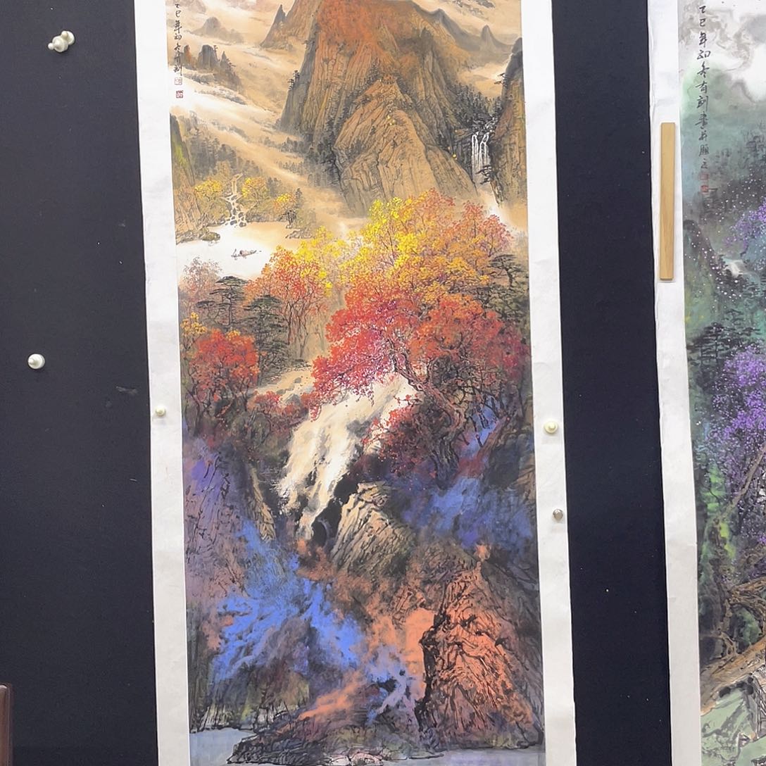 国画手绘是画，精品山水，