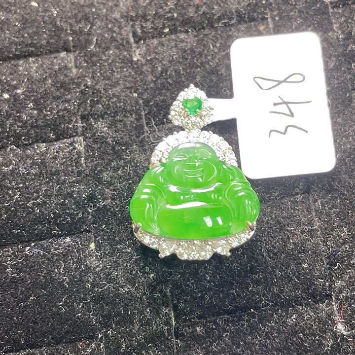 翡翠未镶嵌颈饰58，