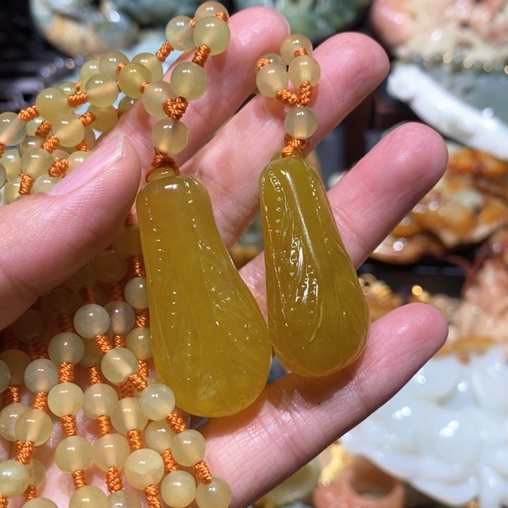 岫玉毛衣链未镶嵌