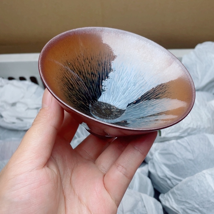 茶盏兔毫斗笠主人杯