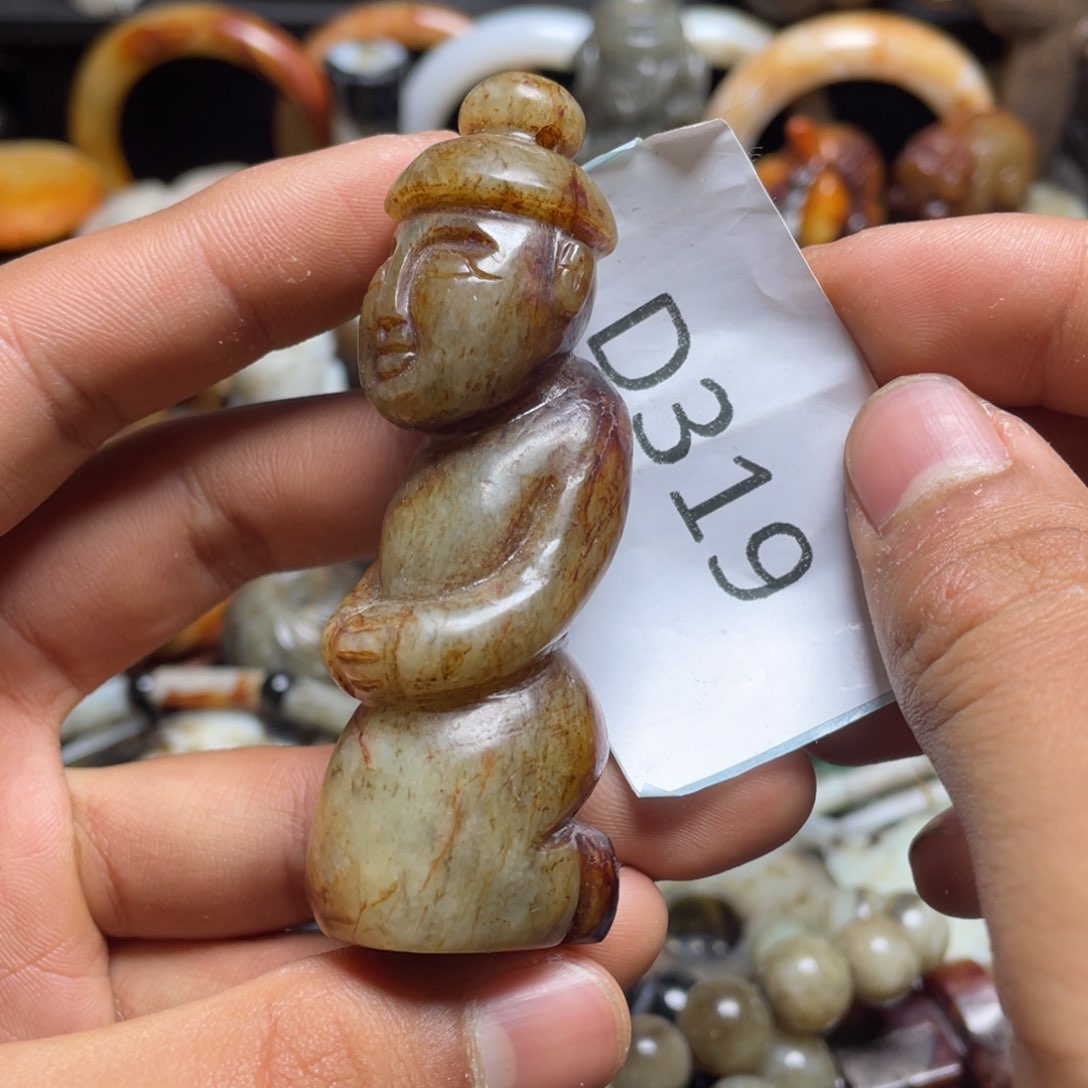 和田玉（糖玉）挂件未镶嵌