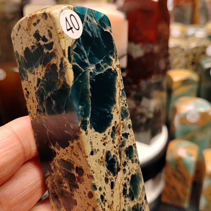 云南石云南石孔雀蓝印章