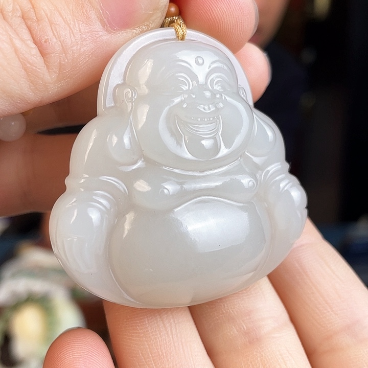 和田玉未镶嵌挂件定制发货