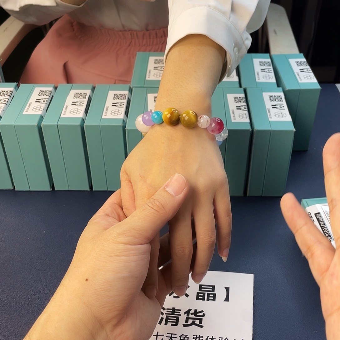 水晶手链银S925镶嵌