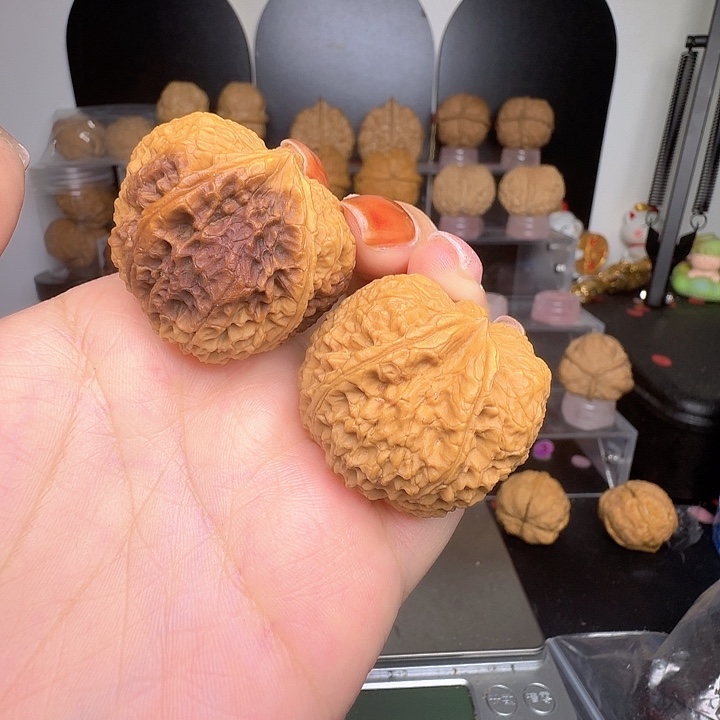 文玩核桃把件18号车38尺寸放漏三棱