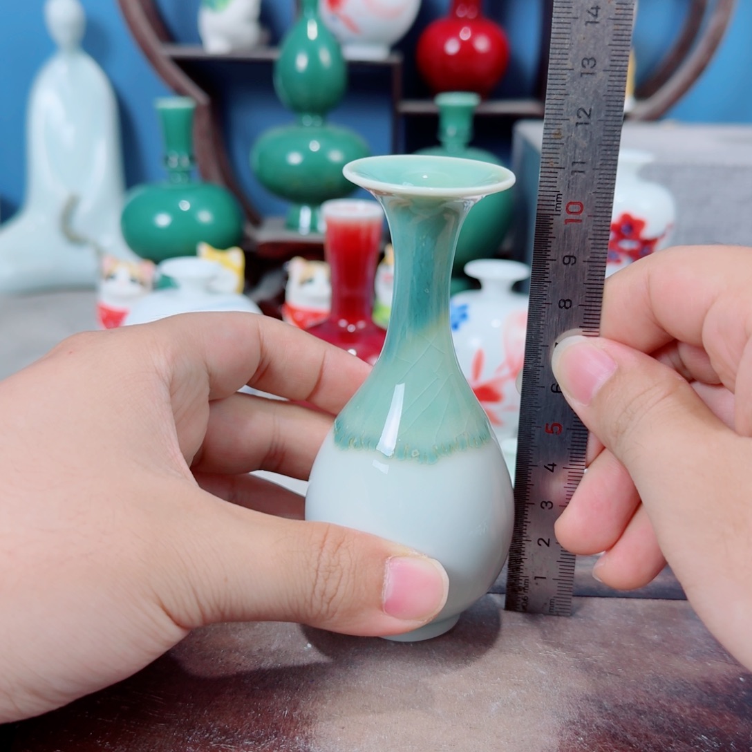 陶瓷手工小花器摆件