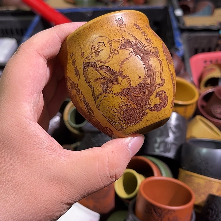 茶杯紫砂全手工紫砂主人杯