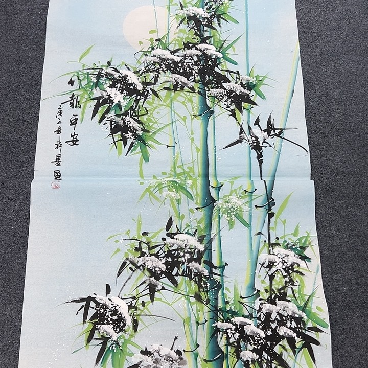 国画手绘国画大捡漏哦