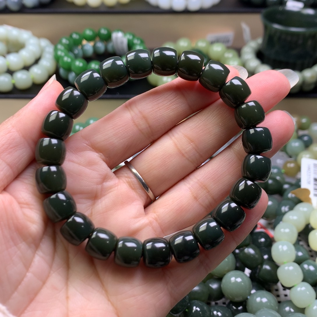 和田玉手链未镶嵌