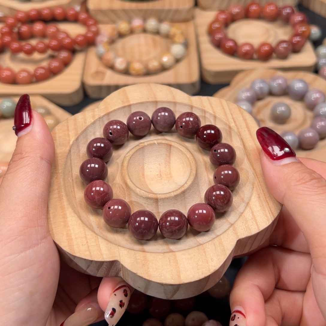 白***菜石英质玉未镶嵌手链100