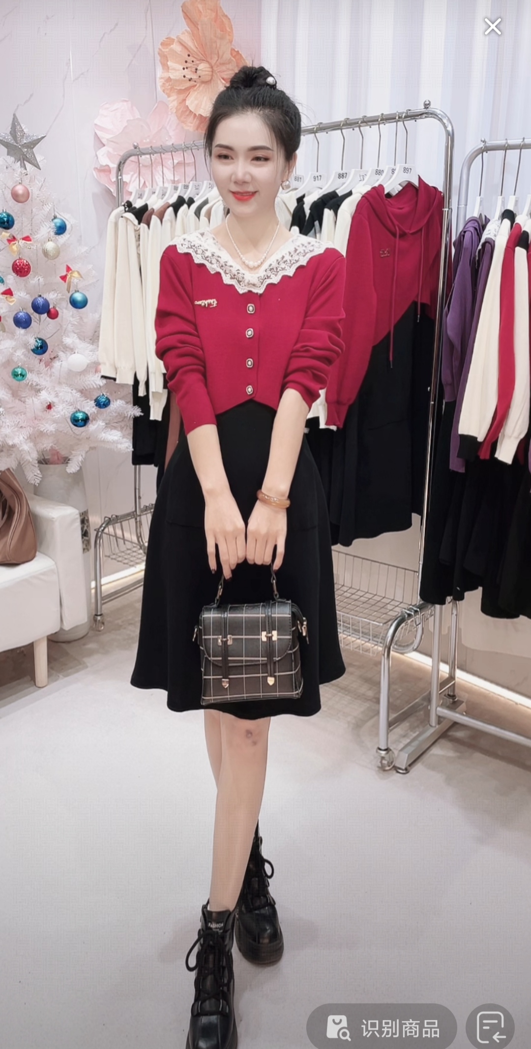 【编码015】运动休闲假两件长袖 2025女款爆款针织女春秋裙