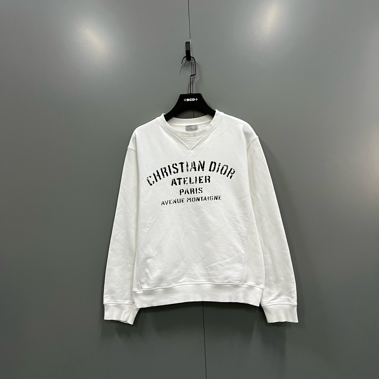 （jp）120 Dior 迪奥 白色字母印花卫衣 L码/95新/