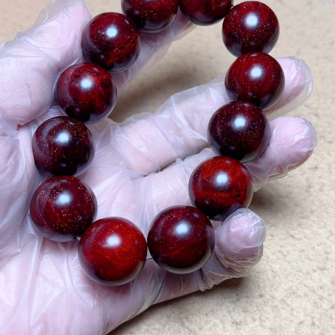 小叶紫檀手串/手链2.0瘤疤满金星