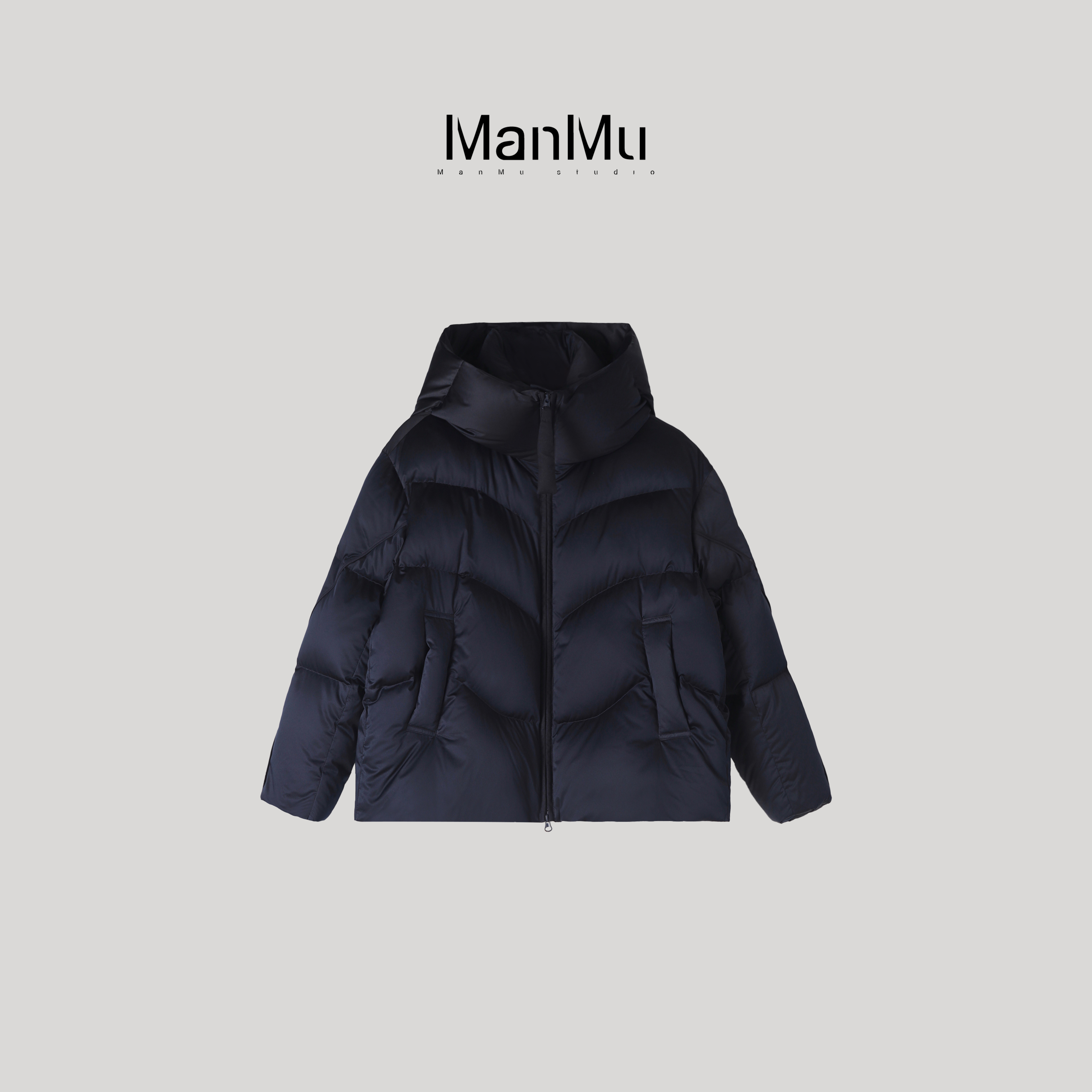 满目ManMu 【张琪专属】高级定制秋季时尚百搭鹅绒服350666
