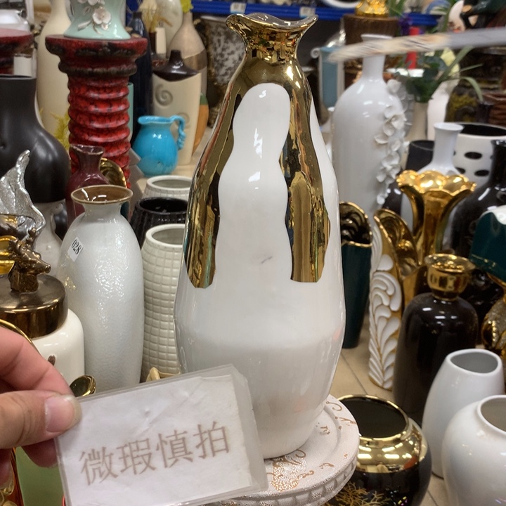 摆件微瑕陶瓷介意勿拍