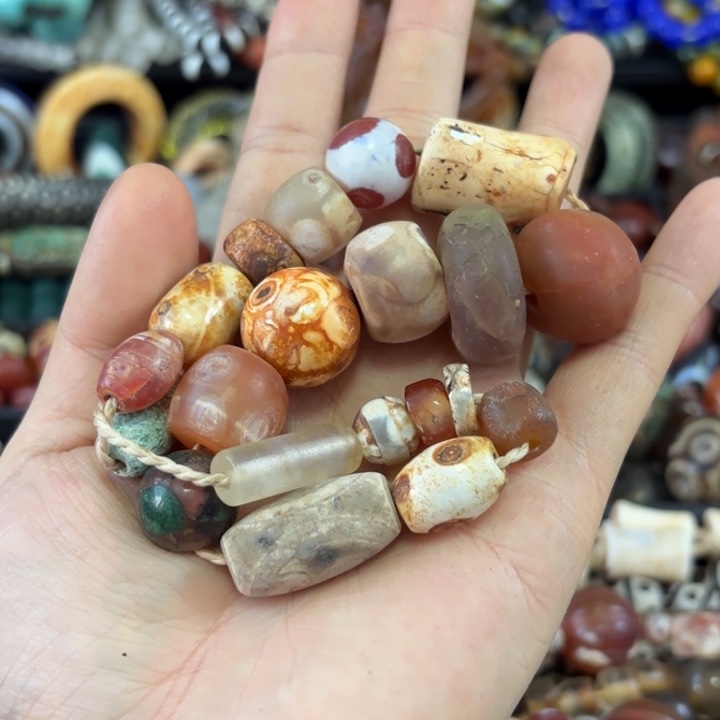 馨***声玛瑙/玉髓未镶嵌颈饰