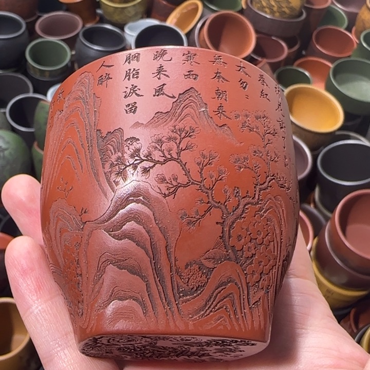 茶杯紫砂全手工紫砂